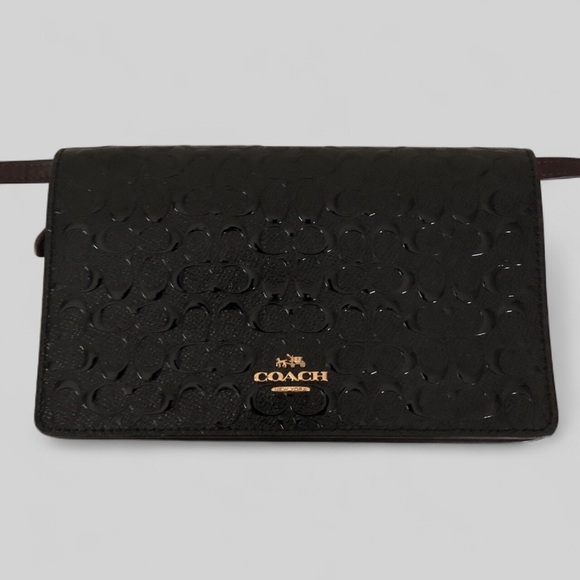 Coach Oxblood Black leather Bag - Picture 6 of 16